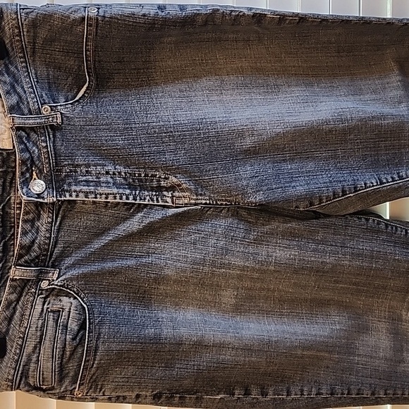 Chicos Platinum Straight jeans, Chicos size 2.5=size 14 - Picture 2 of 10
